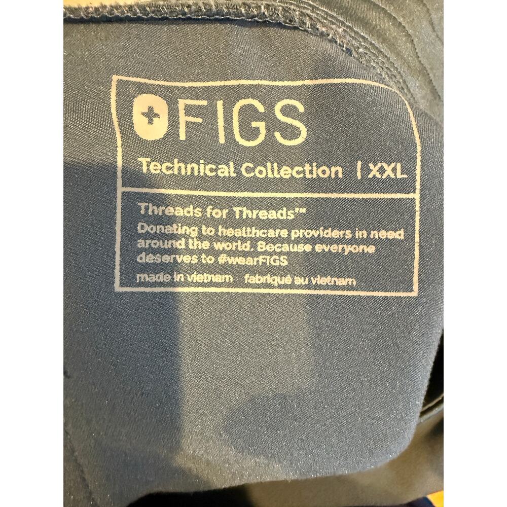 FIGS Technical Collection Scrub Set | Size XXL | Navy Blue - Picture 10 of 10